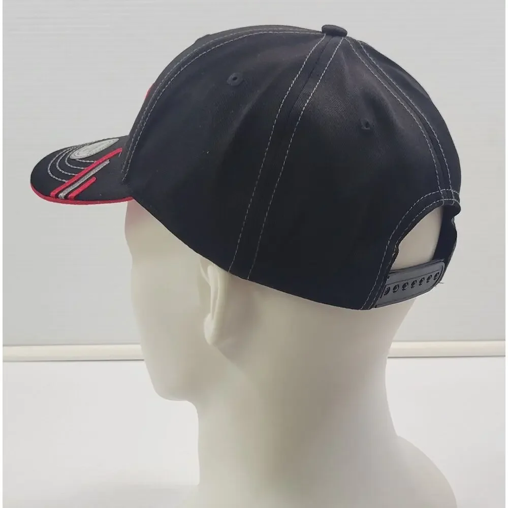 N) Snap-On Tools Choko Authentics Snap Back Black Red Promo Peak Cap Hat